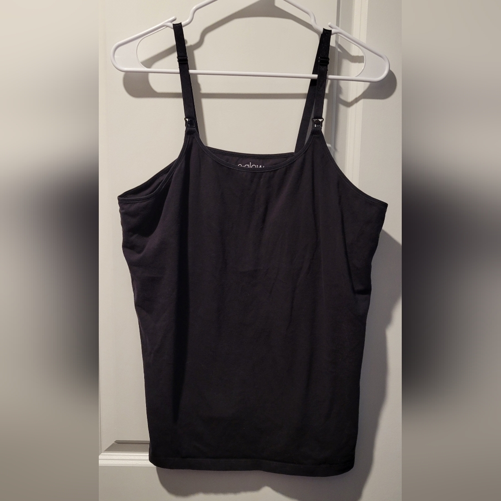 A:glow maternity nursing tank top
